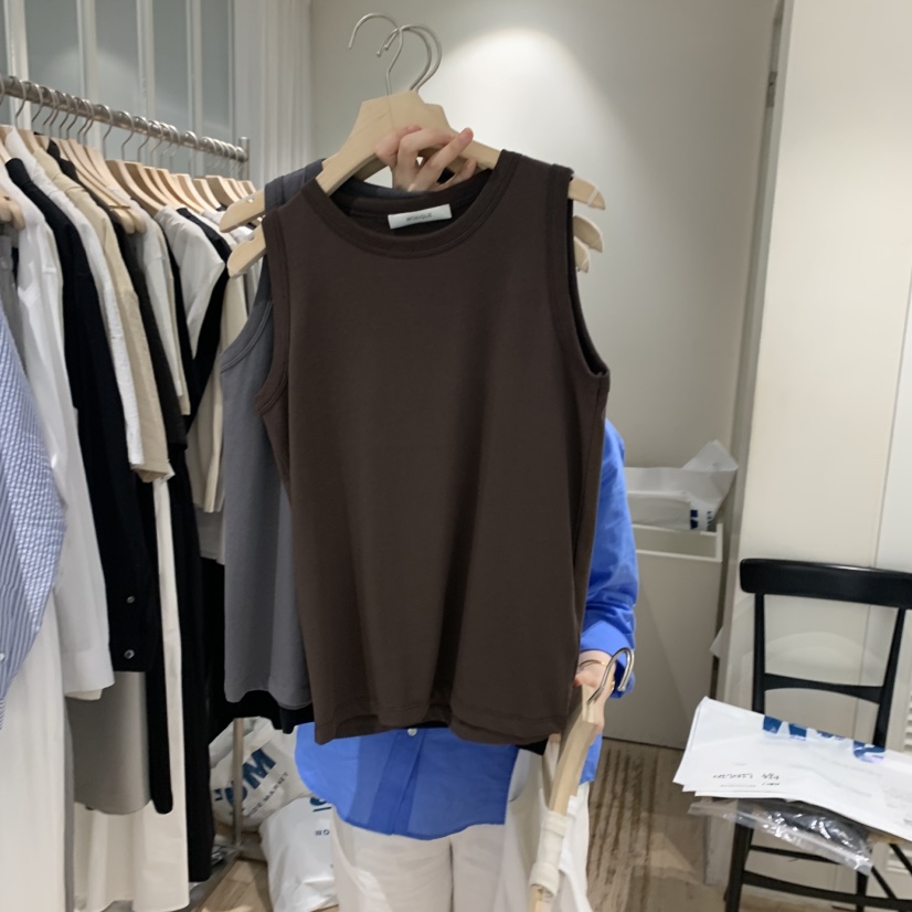 MONIQUE韓國直郵㊣女裝新品時尚人氣休閑推薦熱賣25春夏吊帶背心MONIQUE吊帶/背心圖色3