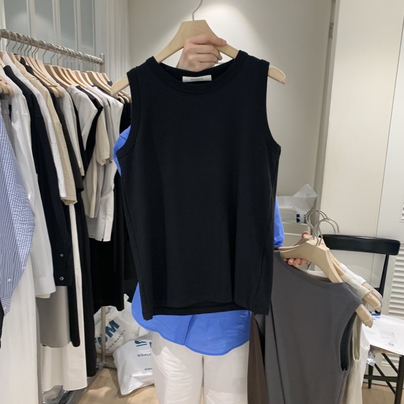 MONIQUE韓國直郵㊣女裝新品時尚人氣休閑推薦熱賣25春夏吊帶背心MONIQUE吊帶/背心圖色5