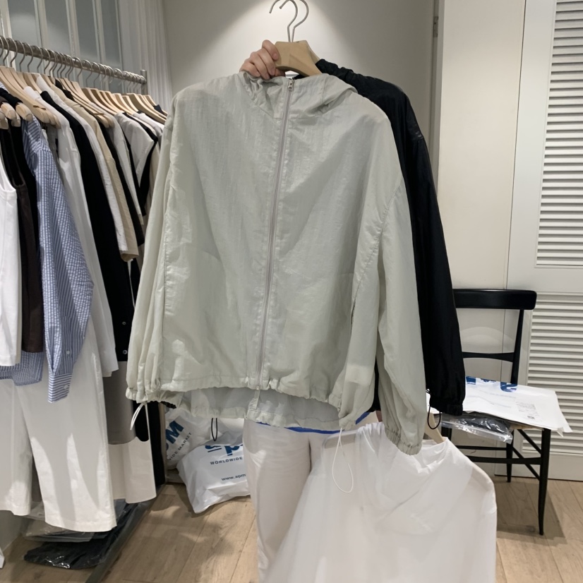 MONIQUE直郵韓國代購㊣女裝新款推薦熱賣時尚25春夏夾克連帽MONIQUE夾克圖色2