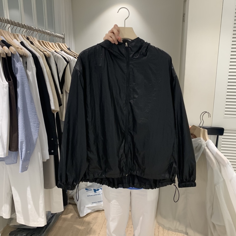 MONIQUE直郵韓國代購㊣女裝新款推薦熱賣時尚25春夏夾克連帽MONIQUE夾克圖色3