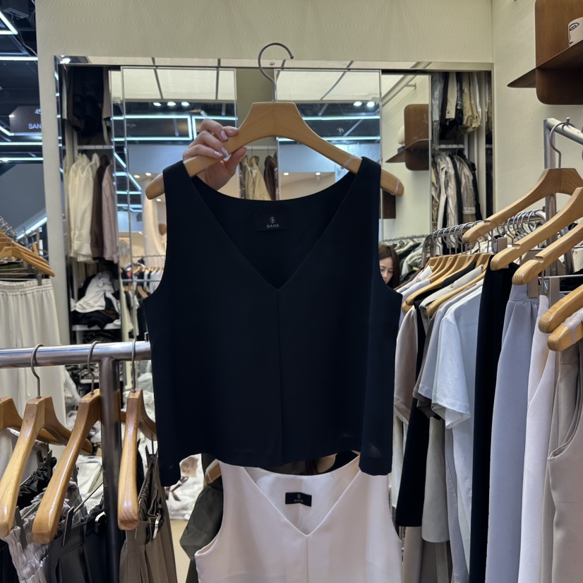 SANS韓國直郵㊣東大門實拍女裝新品人氣時尚推薦熱賣吊帶背心SANS吊帶/背心圖色3