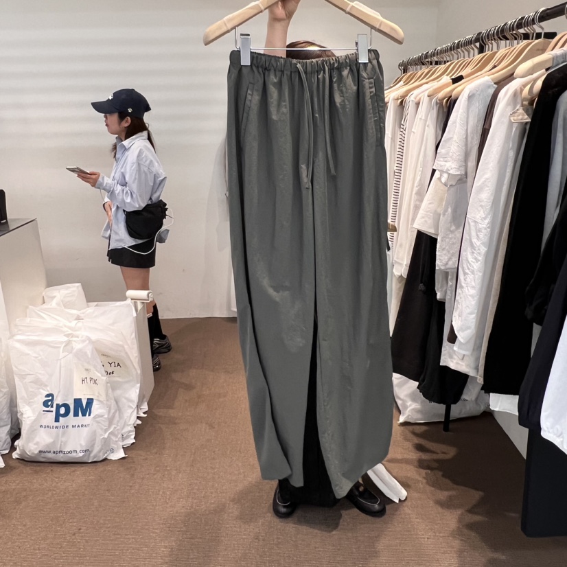OBJECT韓國直郵㊣東大門實拍女裝新品推薦熱賣25春夏休閑褲OBJECT休閑褲圖色2