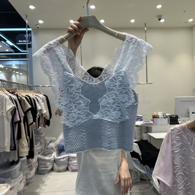 BLUE RIBBON韓國直郵㊣東大門實拍女裝新款人氣時尚吊帶背心BLUE RIBBON吊帶/背心