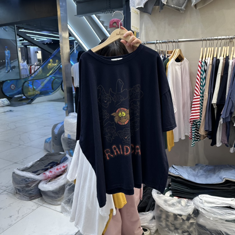 REPLAY韓國直郵㊣女裝新品熱賣休閑25春夏人氣推薦時尚T恤REPLAYT恤圖色4
