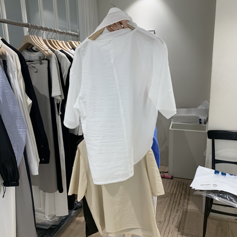 MONIQUE韓國㊣直郵東大門代購女裝新品休閑襯衫蕾絲衫含圍巾MONIQUE襯衫/蕾絲衫