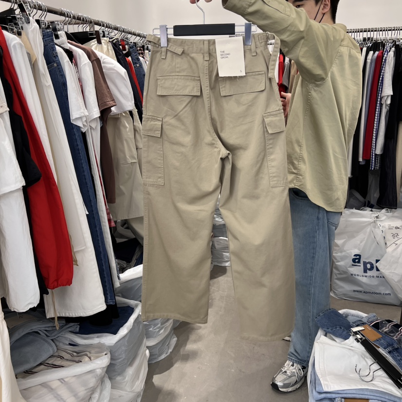 THE SECOND GROW韓國㊣直郵東大門代購女裝新品熱賣休閑褲工裝褲THE SECOND GROW休閑褲
