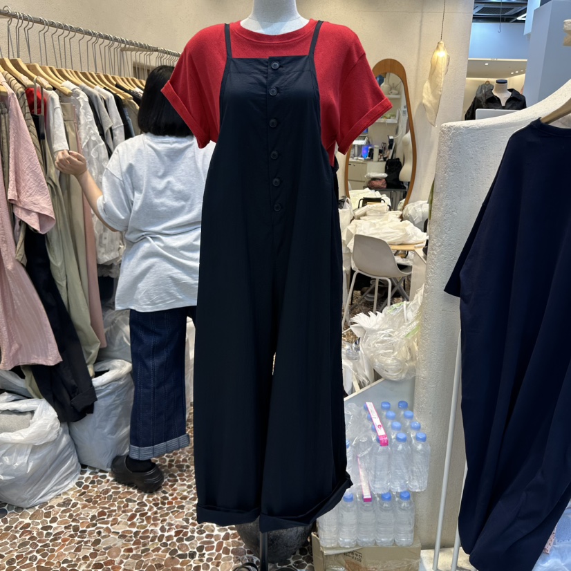 THE LINE-Q韓國㊣直郵東大門代購女裝新品時尚連體褲不含內搭THE LINE-q連體褲圖色2