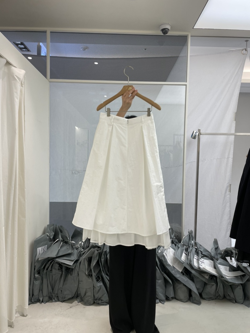 MER韓國㊣直郵東大門代購女裝新品25春夏休閑時尚推薦人氣長裙MER/ANGELO BIANCO長裙