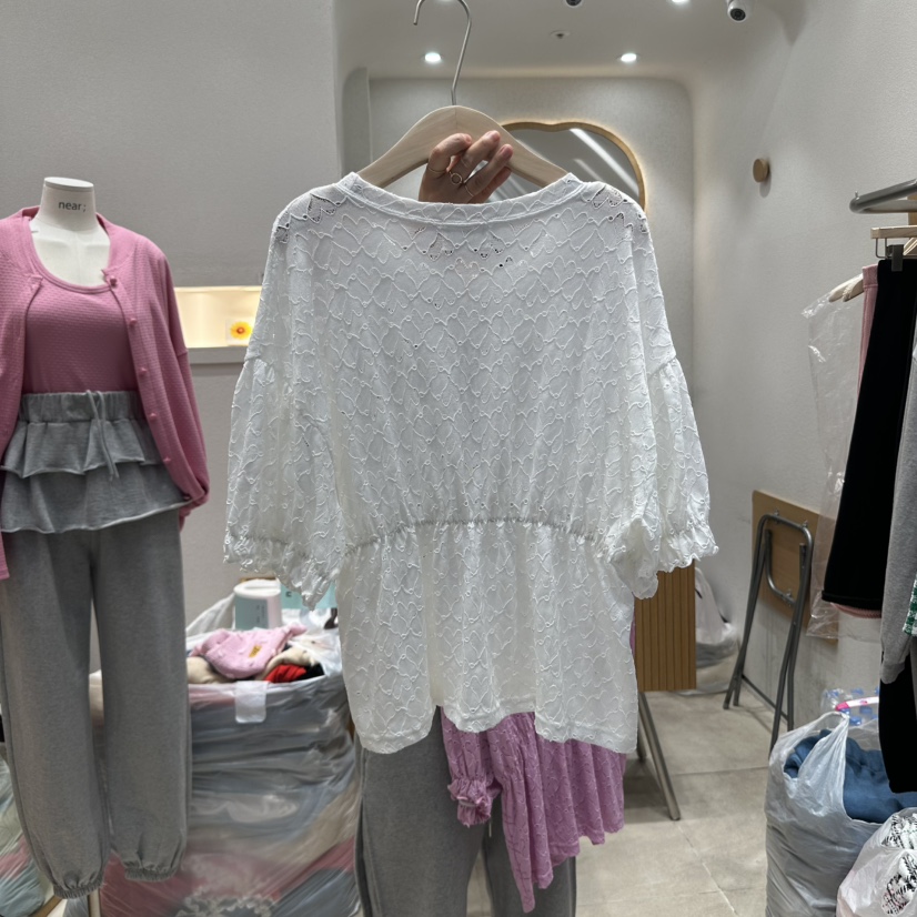 NEAR韓國直郵㊣女裝新款休閑人氣25春夏熱賣推薦襯衫蕾絲衫NEAR襯衫/蕾絲衫