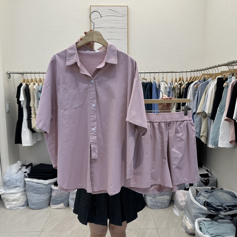 MILK TEA韓國直郵㊣東大門實拍女裝新品推薦熱賣套裝兩件套RE:FRESH套裝圖色2