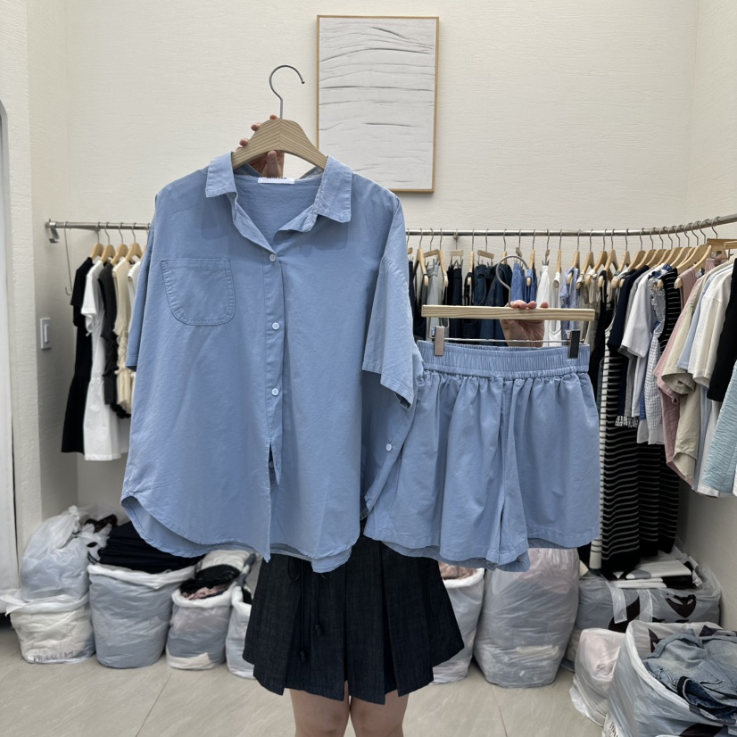 MILK TEA韓國直郵㊣東大門實拍女裝新品推薦熱賣套裝兩件套RE:FRESH套裝圖色3