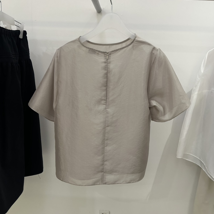 GALLERY-P直郵韓國代購㊣女裝新品熱賣25春夏時尚襯衫蕾絲衫GALLERY襯衫/蕾絲衫