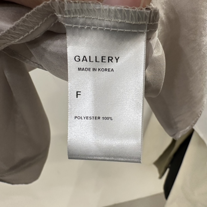GALLERY-P直郵韓國代購㊣女裝新品熱賣25春夏時尚襯衫蕾絲衫GALLERY襯衫/蕾絲衫