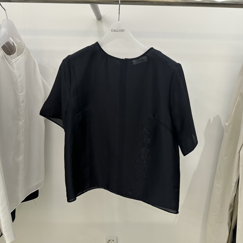 GALLERY-P直郵韓國代購㊣女裝新品熱賣25春夏時尚襯衫蕾絲衫GALLERY襯衫/蕾絲衫圖色3