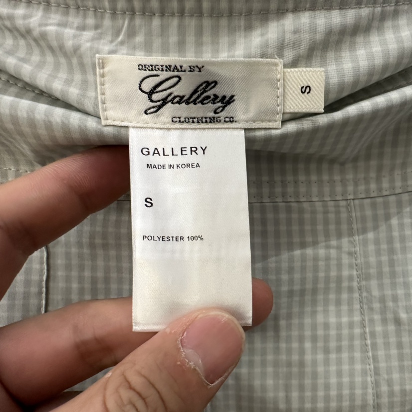 GALLERY-P韓國㊣直郵東大門代購女裝新品人氣長裙格紋褶皺GALLERY長裙