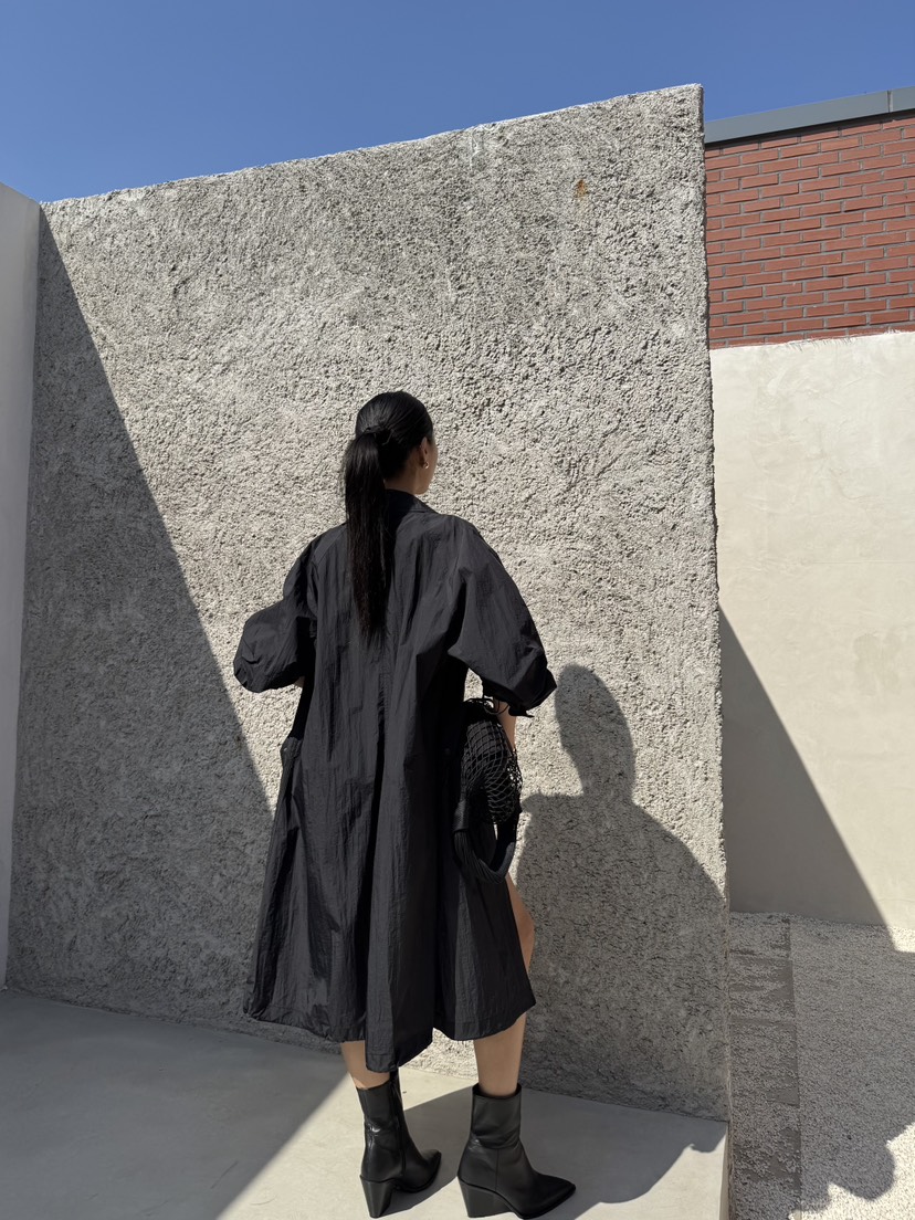 LIMLIMLIM韓國直郵㊣女裝新品時尚休閑推薦熱賣長款風衣長款LIM LIM LIM長款風衣