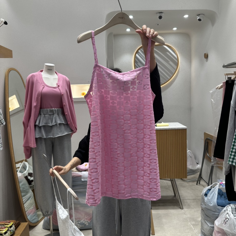 NEAR直郵韓國代購㊣女裝新款推薦休閑25春夏人氣熱賣吊帶背心NEAR吊帶/背心圖色2