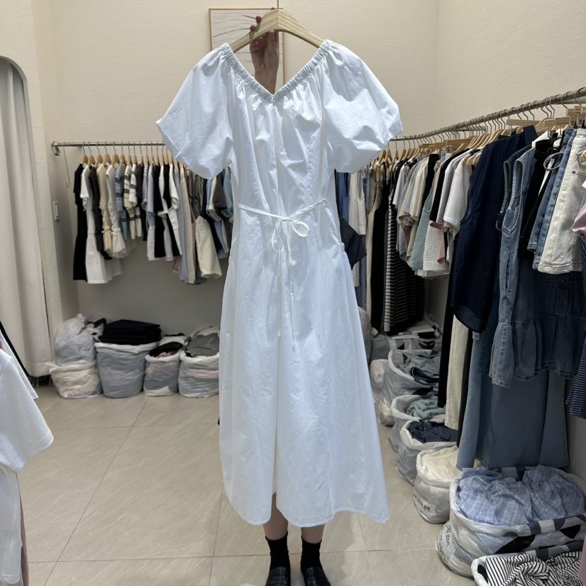 MILK TEA直郵韓國代購㊣女裝新款人氣熱賣25春夏時尚連衣裙MILK TEA連衣裙