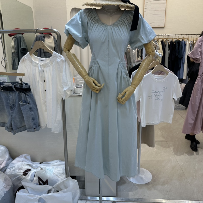 MILK TEA直郵韓國代購㊣女裝新款人氣熱賣25春夏時尚連衣裙MILK TEA連衣裙圖色2