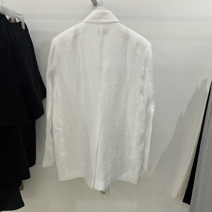 GALLERY-P直郵韓國代購㊣女裝新品人氣時尚25春夏夾克亞麻GALLERY夾克
