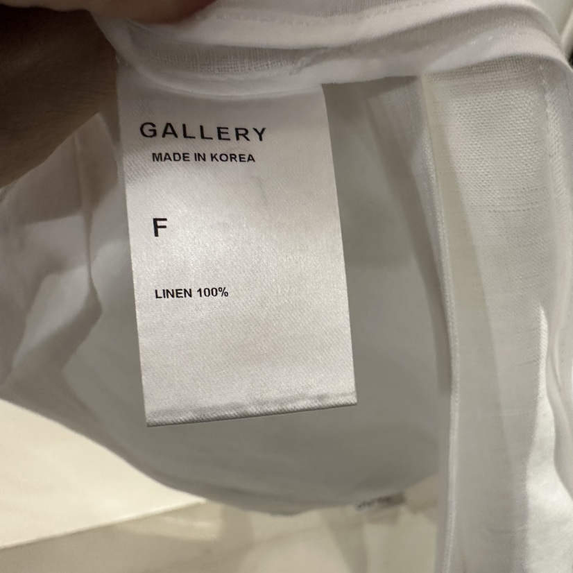GALLERY-P直郵韓國代購㊣女裝新品人氣時尚25春夏夾克亞麻GALLERY夾克