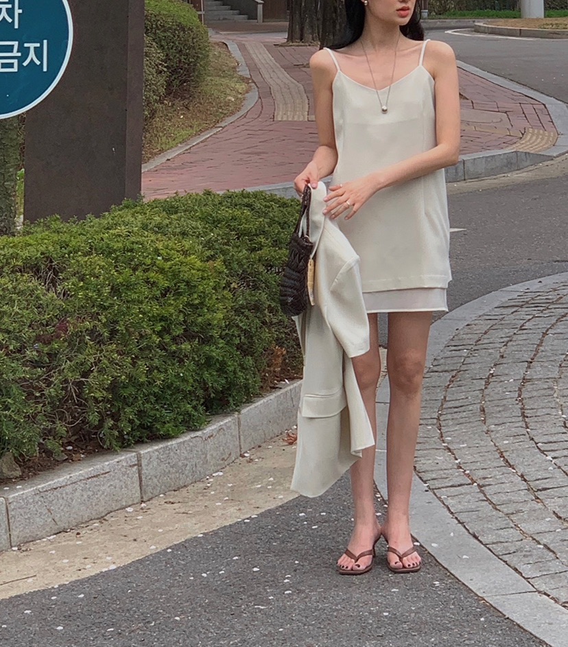 MONTER韓國㊣直郵東大門代購女裝新款熱賣時尚25春夏連衣裙MONTER連衣裙
