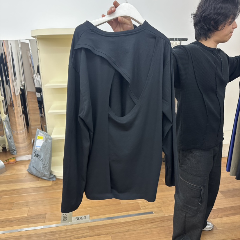 MYNAMEIS韓國直郵㊣女裝新品25春夏人氣休閑熱賣推薦長袖T恤MYNAMEIS長袖T恤