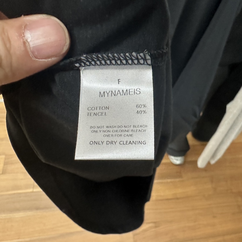 MYNAMEIS韓國直郵㊣女裝新品25春夏人氣休閑熱賣推薦長袖T恤MYNAMEIS長袖T恤