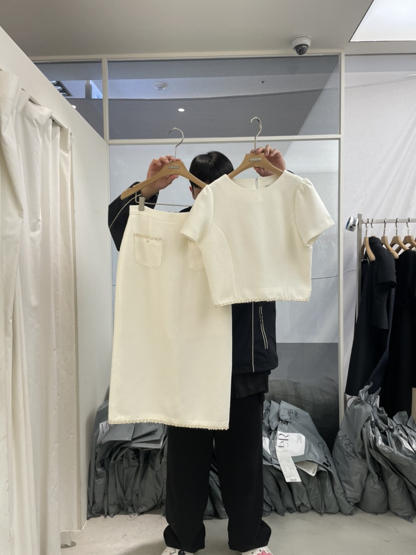 MER韓國㊣直郵東大門代購女裝新品推薦25春夏熱賣休閑人氣套裝MER/ANGELO BIANCO套裝