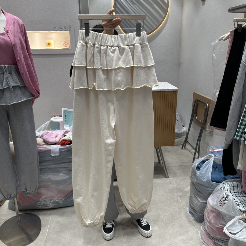 NEAR韓國直郵㊣女裝新款人氣熱賣休閑時尚推薦25春夏裙褲荷葉邊NEAR裙褲