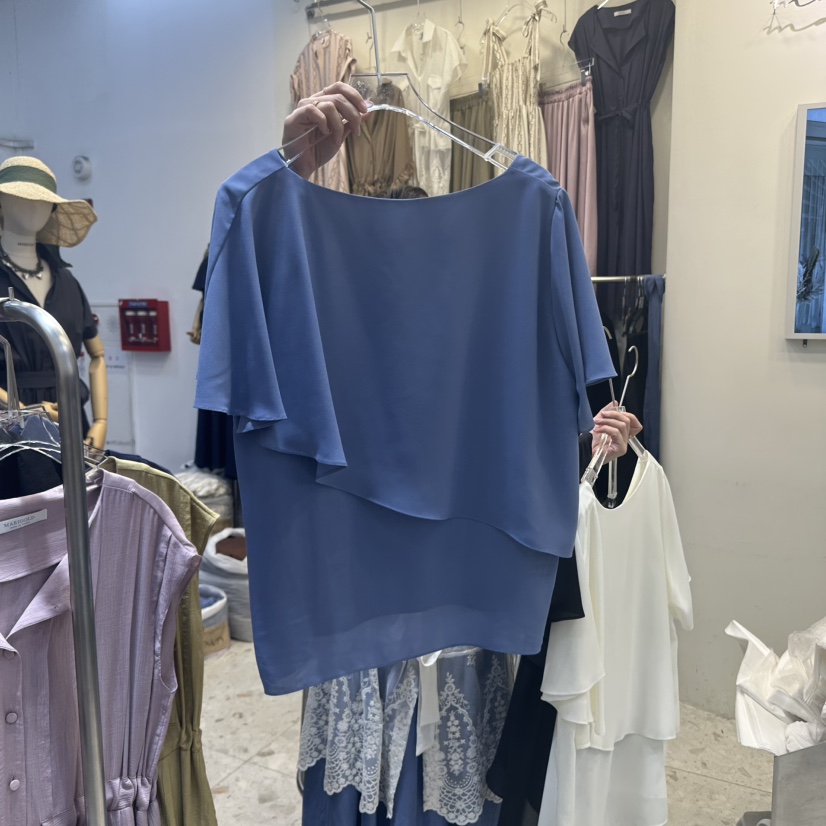 MARIGOLD直郵韓國代購㊣女裝新品休閑時尚推薦襯衫蕾絲衫斗篷MARIGOLD襯衫/蕾絲衫圖色3