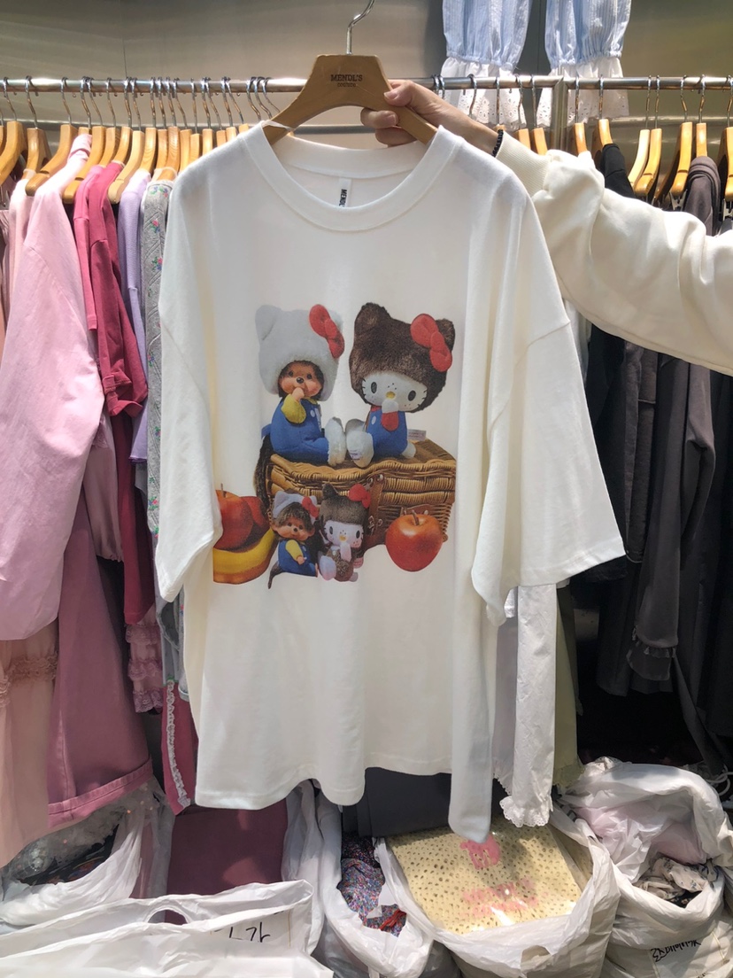 MENDL S韓國㊣直郵東大門代購女裝新品休閑時尚人氣熱賣T恤MENDL ST恤