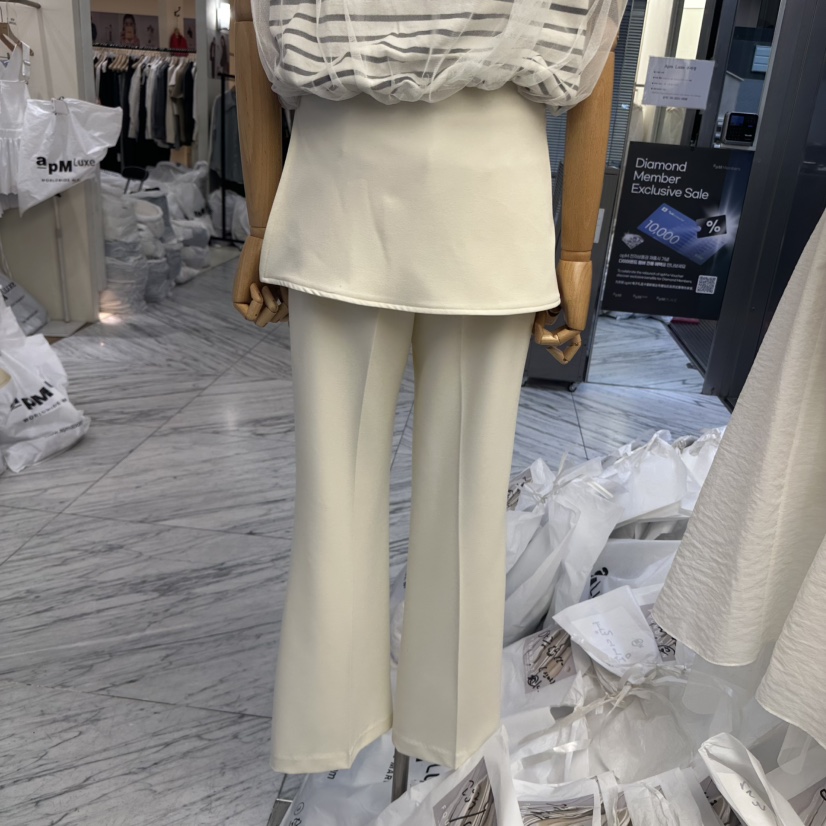 FOUNDATION直郵韓國代購㊣女裝新品休閑人氣熱賣25春夏裙褲FOUNDATION裙褲