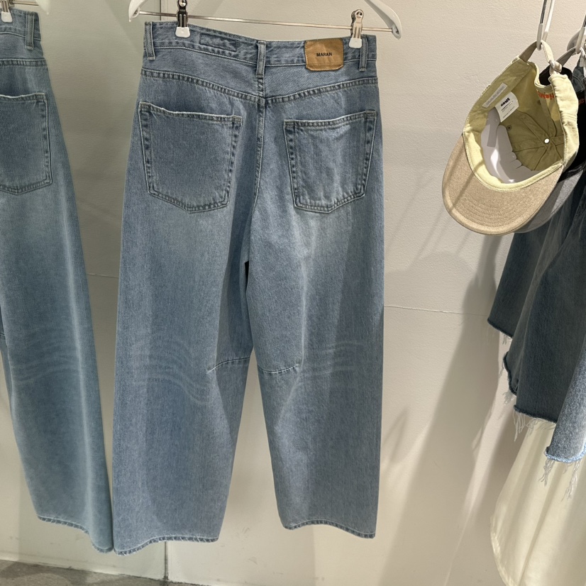 MARAN-P直郵韓國代購㊣女裝新品時尚25春夏休閑熱賣牛仔褲MARAN牛仔褲