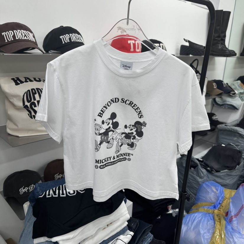 TOPDRESSING韓國㊣直郵東大門代購女裝新品25春夏人氣休閑T恤TOPDRESSINGT恤圖色2