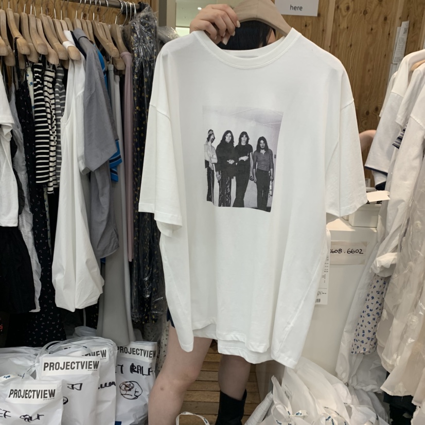 PROJECTVIEW韓國直郵㊣女裝新品25春夏時尚熱賣推薦人氣T恤PROJECTVIEWT恤圖色3