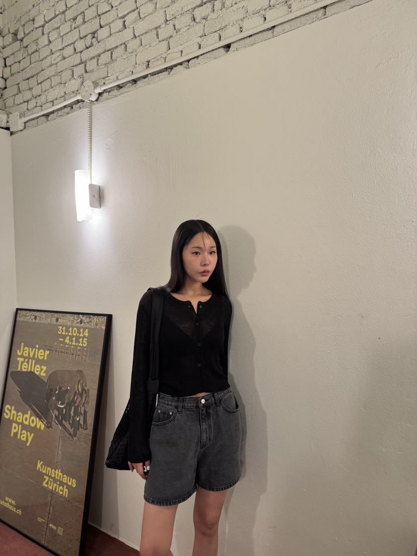 LIMLIMLIM韓國直郵㊣東大門實拍女裝新品休閑25春夏針織衫亞麻LIM LIM LIM針織衫圖色4