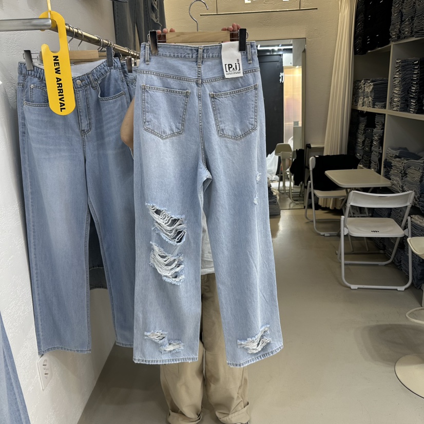 PAI韓國㊣直郵東大門代購女裝新品推薦時尚熱賣人氣25春夏牛仔褲PAI牛仔褲