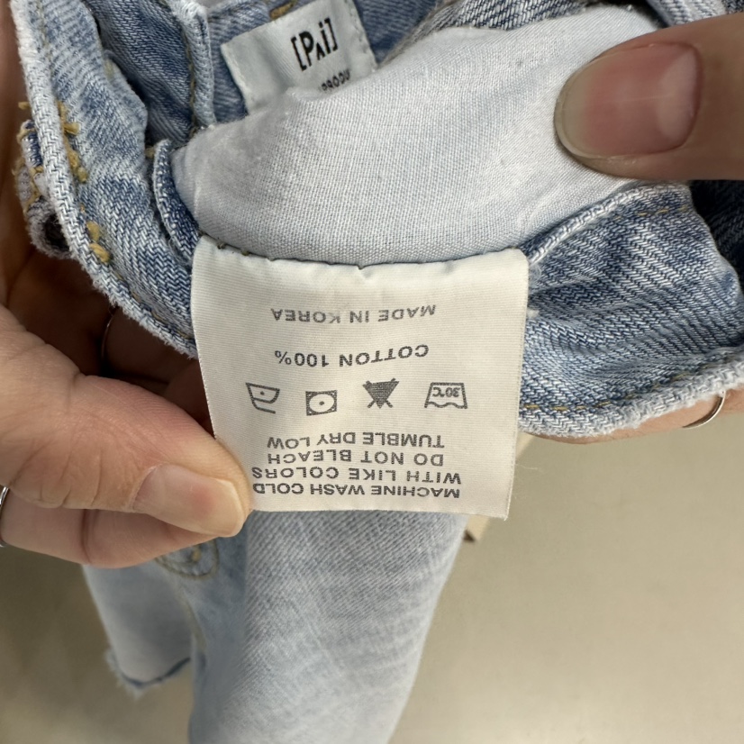 PAI韓國㊣直郵東大門代購女裝新品推薦時尚熱賣人氣25春夏牛仔褲PAI牛仔褲