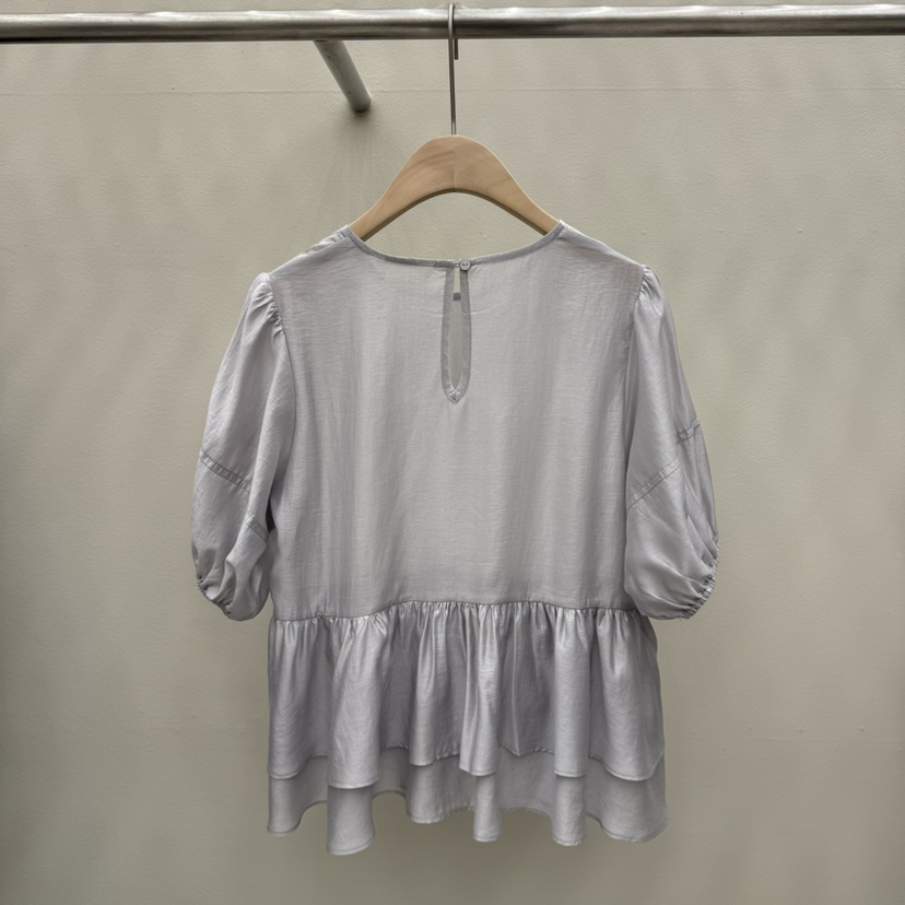 EOOB/LAMEREI韓國㊣直郵東大門代購女裝新款25春夏襯衫蕾絲衫EOOB/LAMEREI襯衫/蕾絲衫