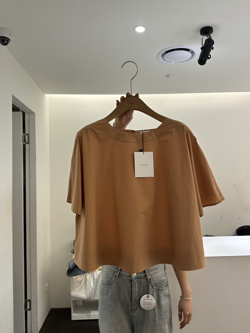 YOUR-P韓國㊣直郵東大門代購女裝新款25春夏休閑襯衫蕾絲衫YOUR-P襯衫/蕾絲衫圖色4