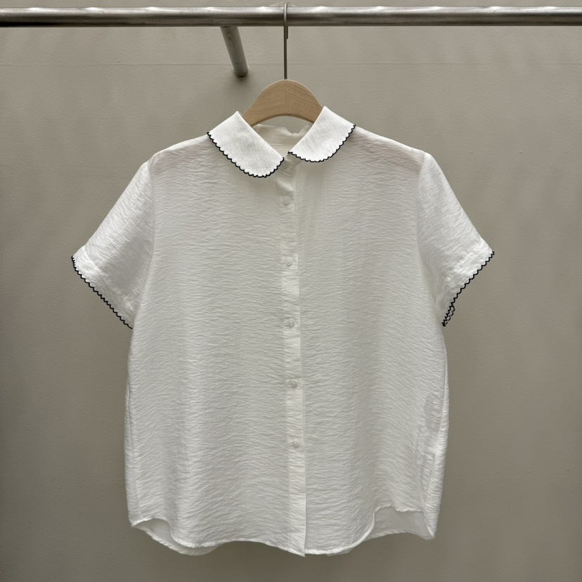 EOOB/LAMEREI韓國直郵㊣東大門實拍女裝新品時尚襯衫蕾絲衫EOOB/LAMEREI襯衫/蕾絲衫圖色2