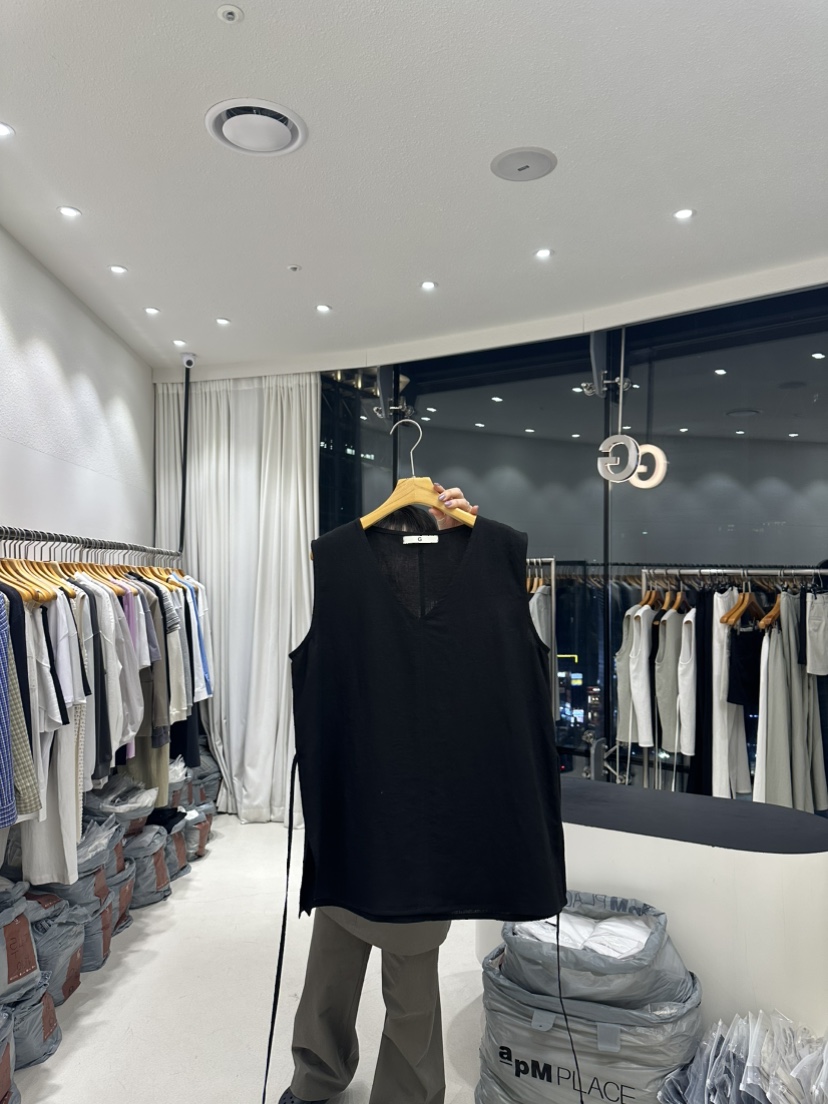 TREND SELLER/G直郵韓國代購㊣女裝新品人氣吊帶背心含腰帶G/TREND SELLER吊帶/背心圖色2