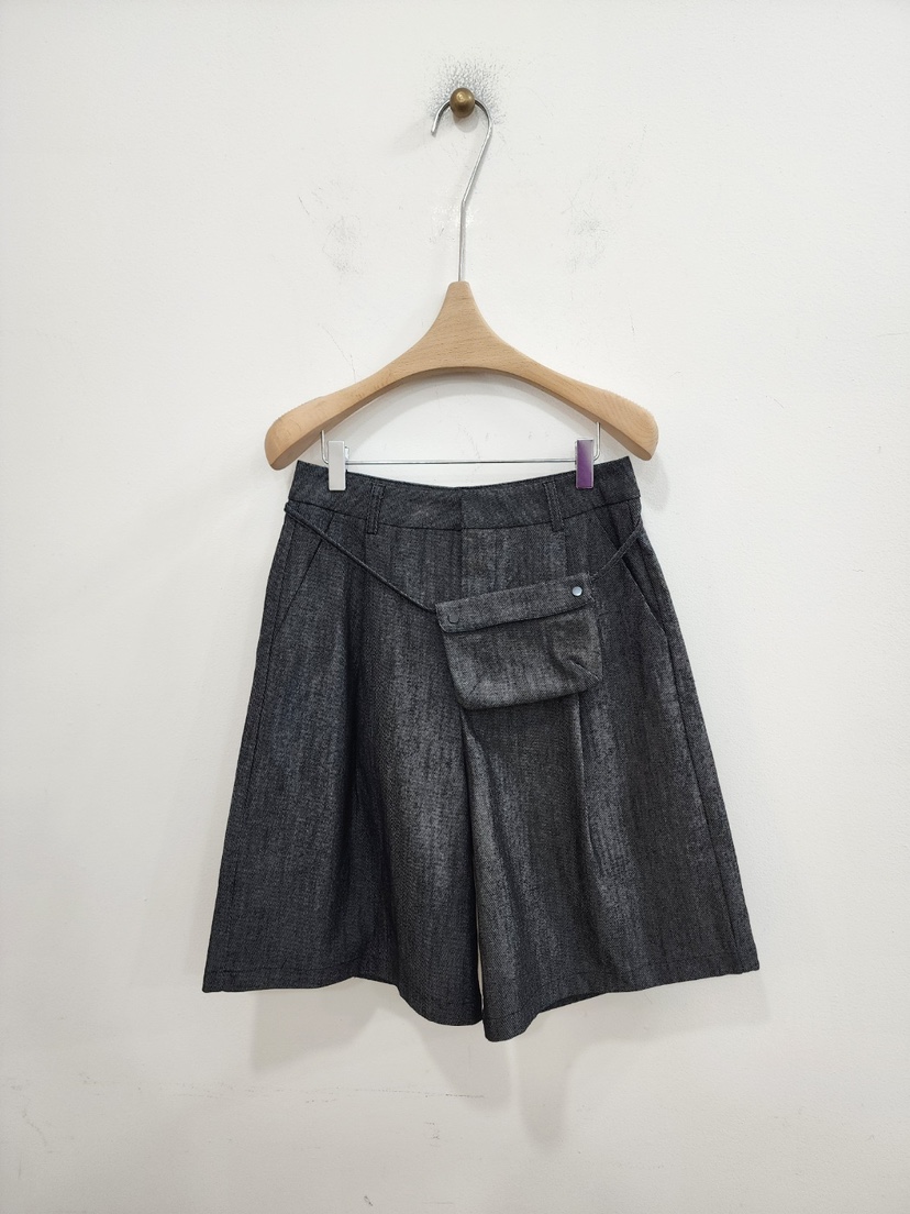 LE MIU韓國直郵㊣東大門實拍女裝新品休閑時尚短褲含腰包口袋LE_MIU短褲圖色2