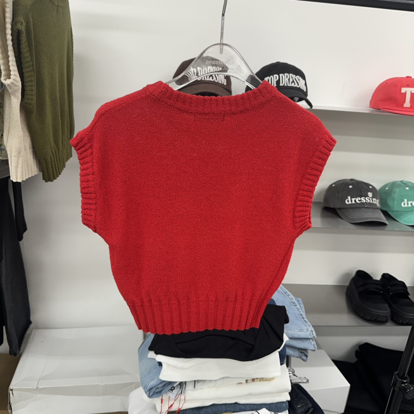 TOPDRESSING韓國直郵㊣女裝新品25春夏時尚推薦休閑吊帶背心TOPDRESSING吊帶/背心