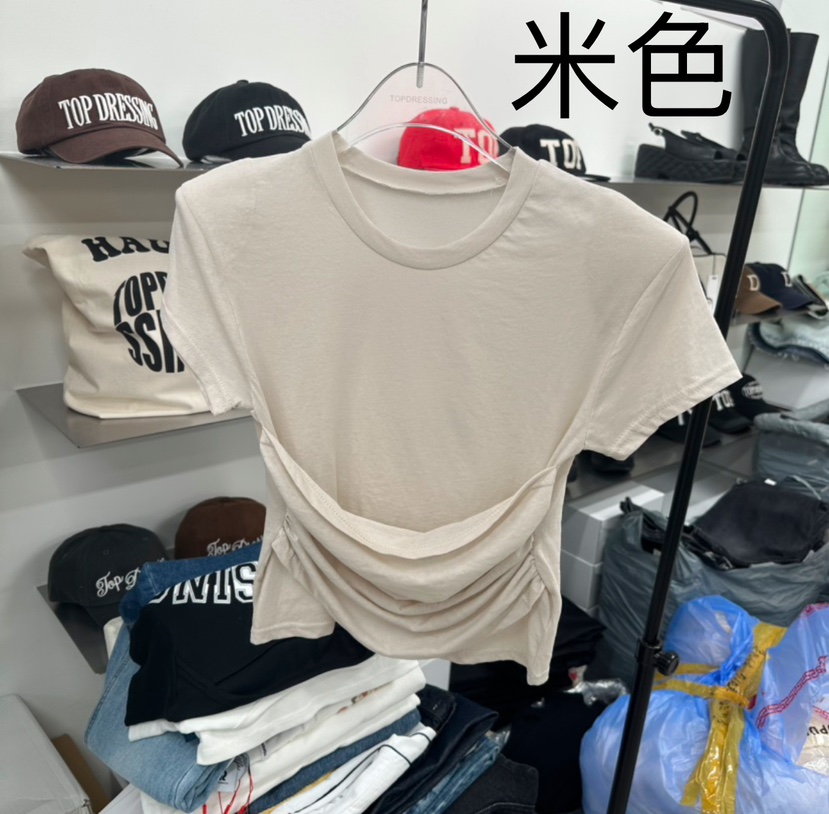 TOPDRESSING韓國㊣直郵東大門代購女裝新品熱賣休閑推薦T恤TOPDRESSINGT恤圖色3
