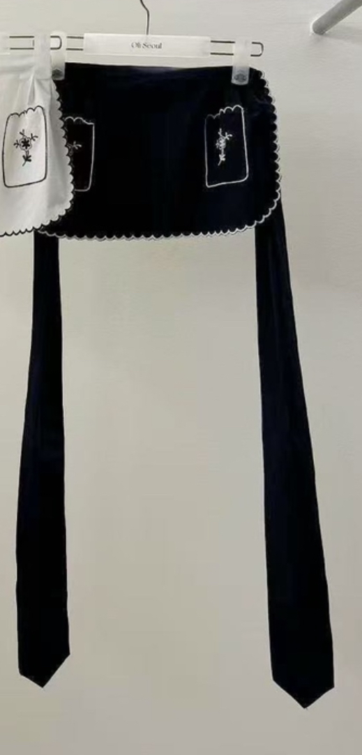 OLI SEOUL韓國直郵㊣東大門實拍女裝新款休閑推薦短裙腰帶OLI SEOUL短裙圖色2