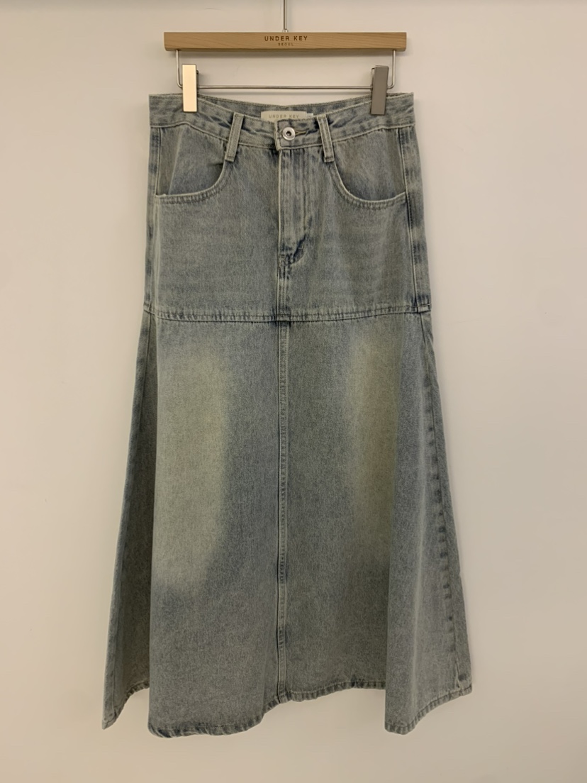 UNDER KEY韓國直郵㊣東大門實拍女裝新品時尚休閑25春夏長裙UNDER KEY長裙