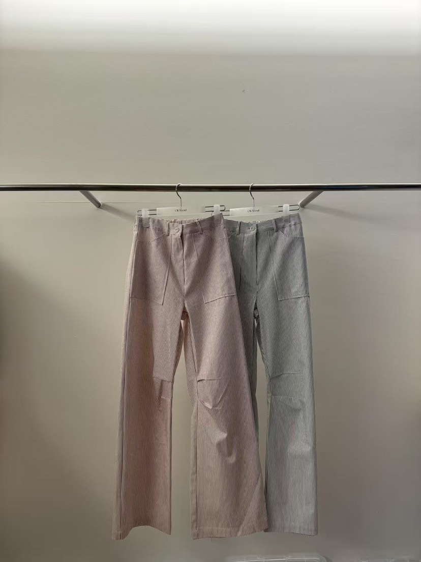 OLI SEOUL韓國直郵㊣女裝新品25春夏時尚休閑熱賣人氣休閑褲OLI SEOUL休閑褲