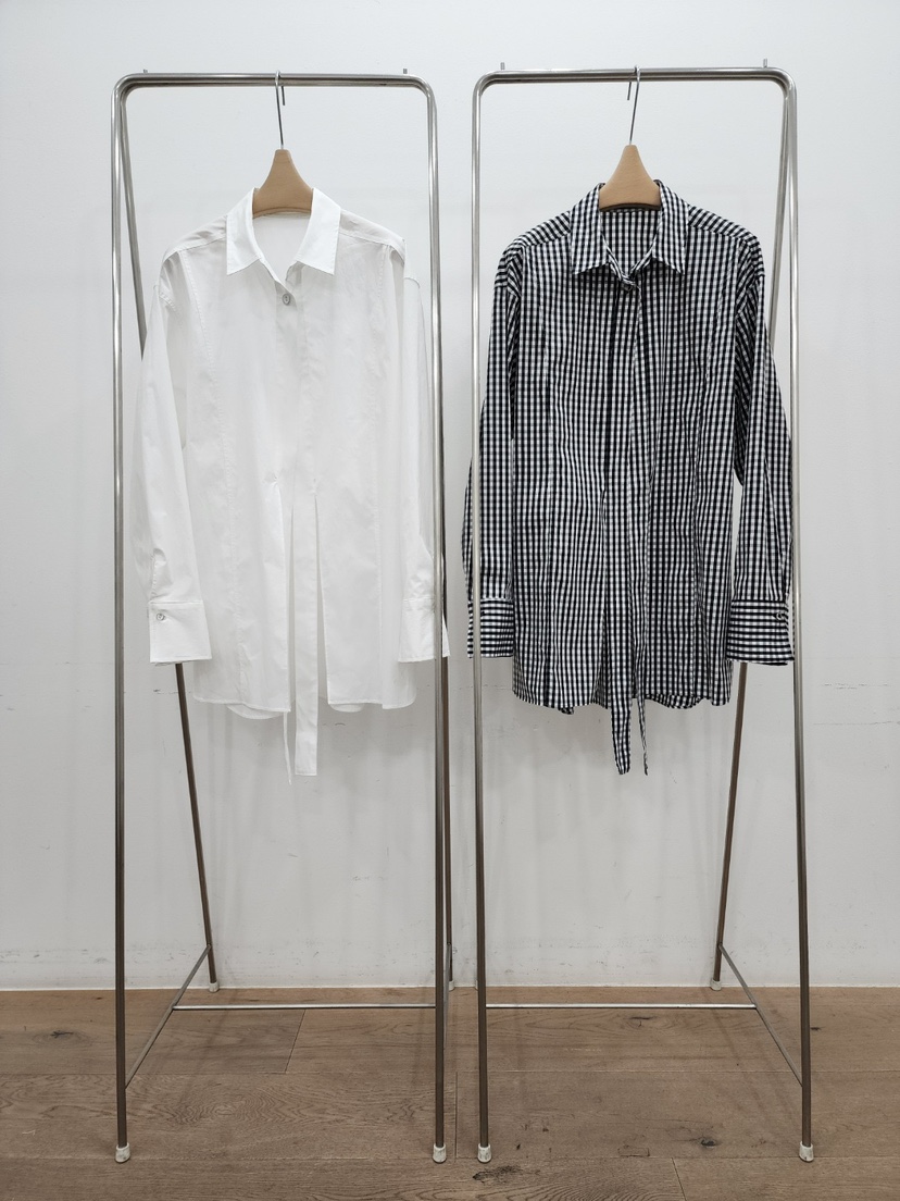 LE MIU韓國㊣直郵東大門代購女裝新品25春夏時尚襯衫蕾絲衫LE MIU襯衫/蕾絲衫